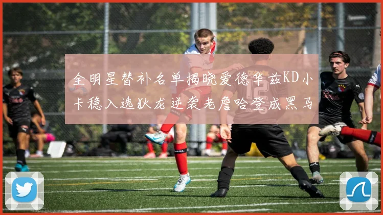全明星替补名单揭晓爱德华兹KD小卡稳入选狄龙逆袭老詹哈登成黑马